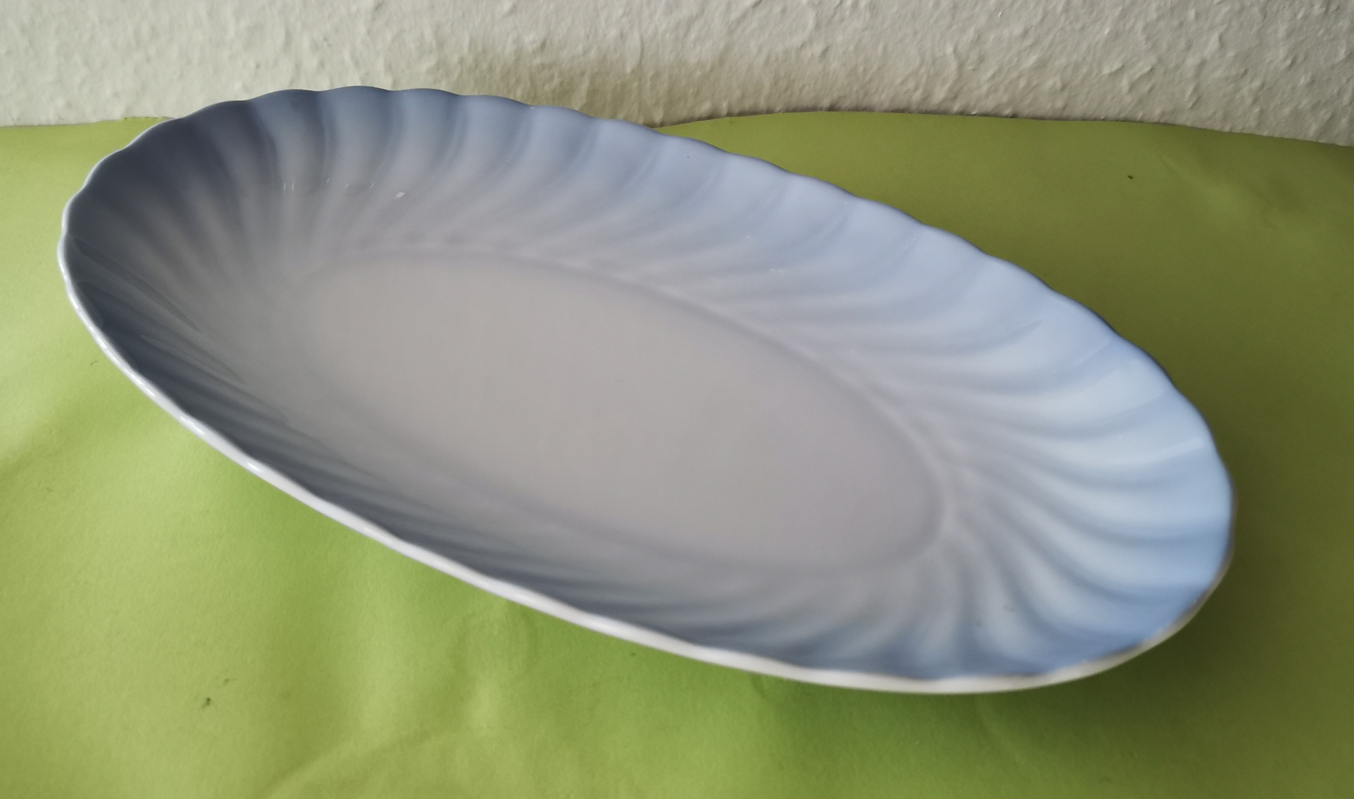 Klokkeblomst oval fad 24 x 13 cm