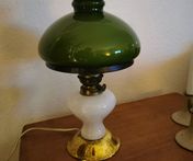 Holmegaard lampe med grøn glas